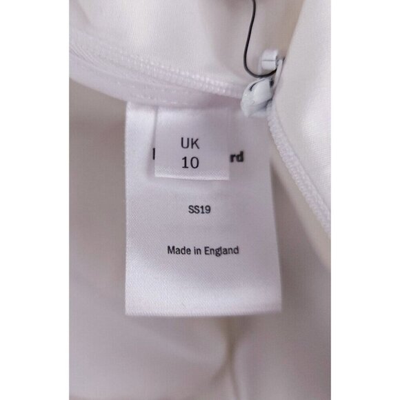 Molly Goddard Casual Cotton Pants Size UK 10 US S Womens White NWT - Picture 10 of 13